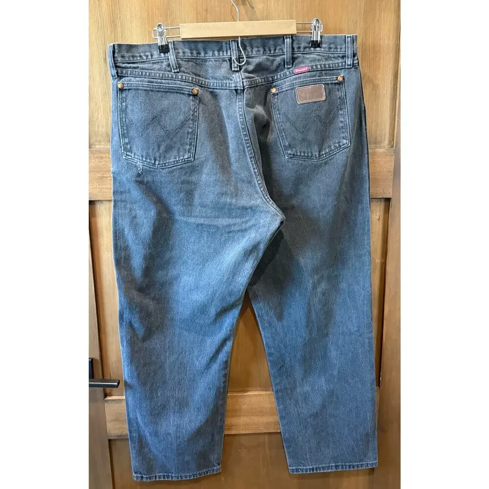 Wrangler 3K Men's Jeans Straight Leg Black Denim Size‎ 40x30